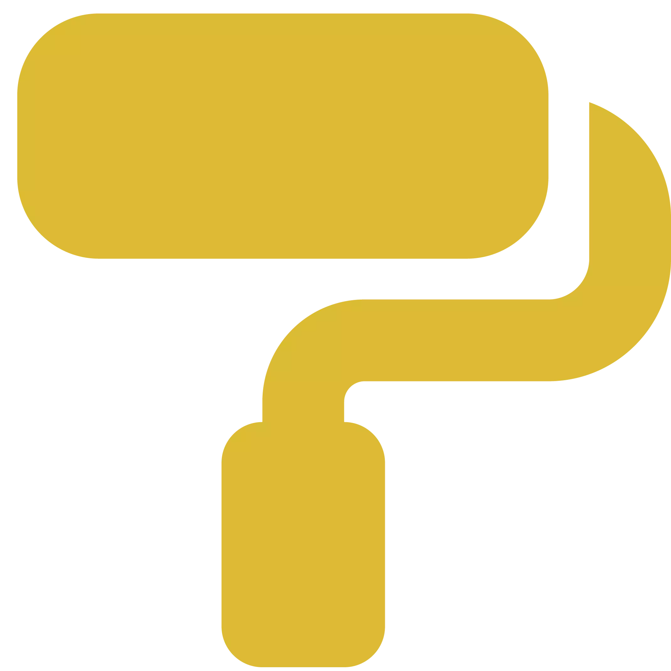 Yellow paint roller, symbolising restoration and refurbishment services, relevant to Environ Restoration Services' expertise in building restoration and maintenance.